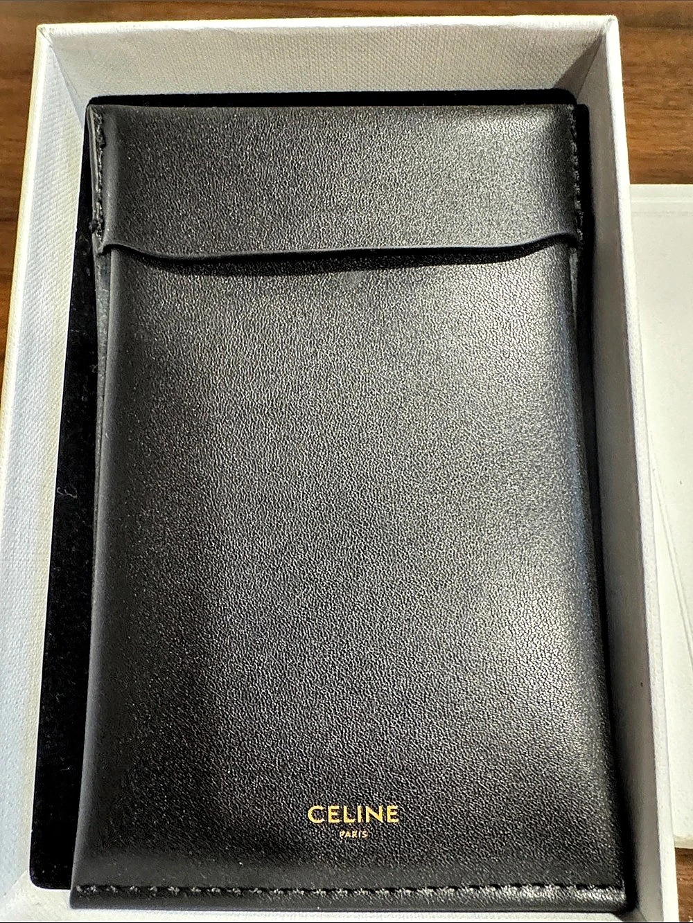 Celine Black Wallet Like New